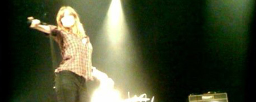 Emmanuelle Seigner (+ Ludéal) au Palace - 10 mai 2010