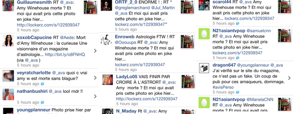 RT - Twitter - Amy Winehouse
