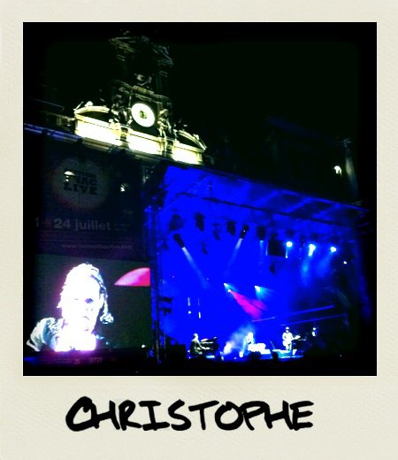 Christophe @ Fnac Live, parvis de l'Hôtel de ville