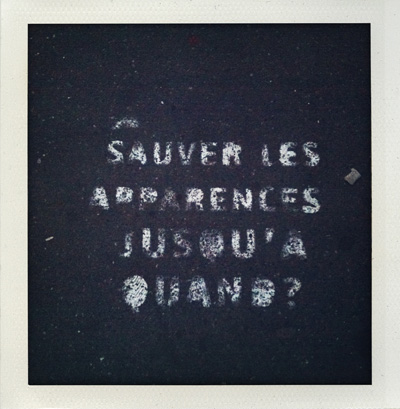 Sauver les apparences