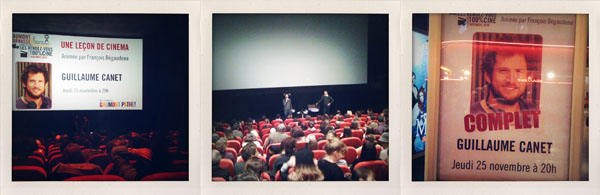 Une leçon de cinéma avec Guillaume Canet